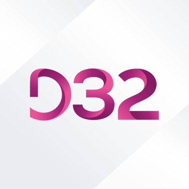 Harf ve sayı logosu D32