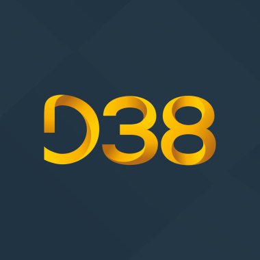 Harf ve sayı logosu D38