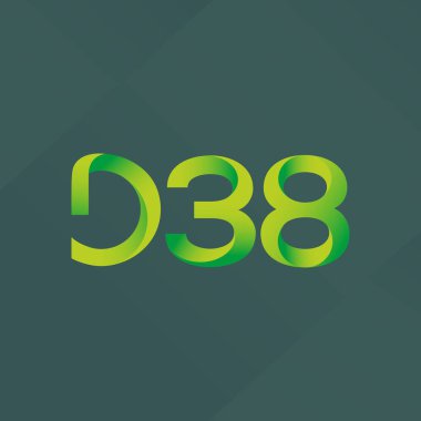 Harf ve sayı logosu D38