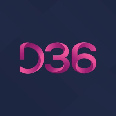 Harf ve sayı logosu D36