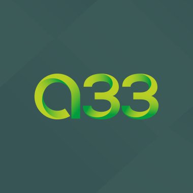 Harf ve sayı logosu A33
