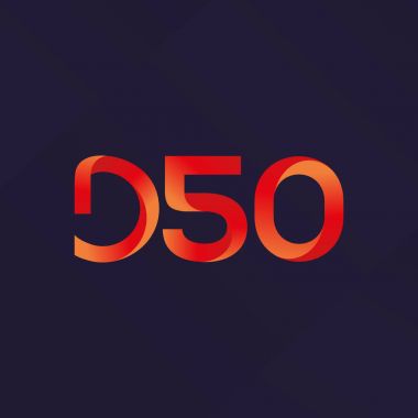 Harf ve sayı logosu D50