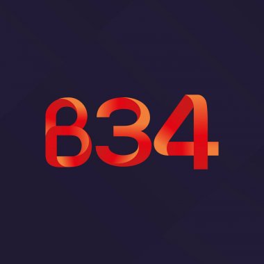 Harf ve sayı logosu B34