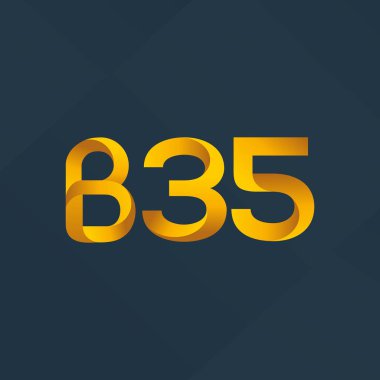 Harf ve sayı logosu B35
