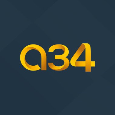 Harf ve sayı logosu A34