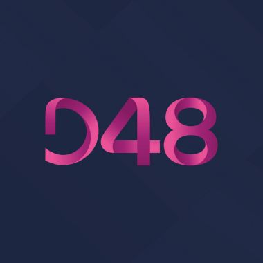 Harf ve sayı logosu D48