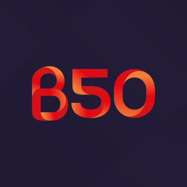 Harf ve sayı logosu B50