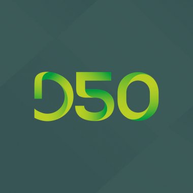 Harf ve sayı logosu D50
