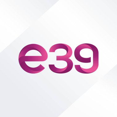 Harf ve sayı logosu E39