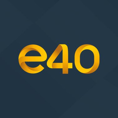 Harf ve sayı logosu E40