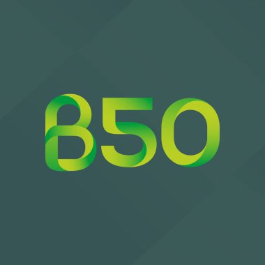 Harf ve sayı logosu B50