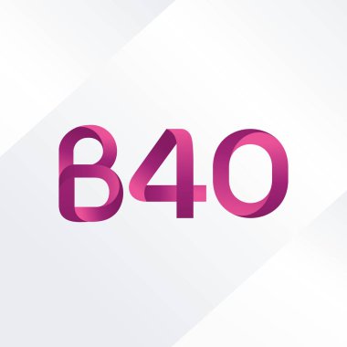 Harf ve sayı logosu B40