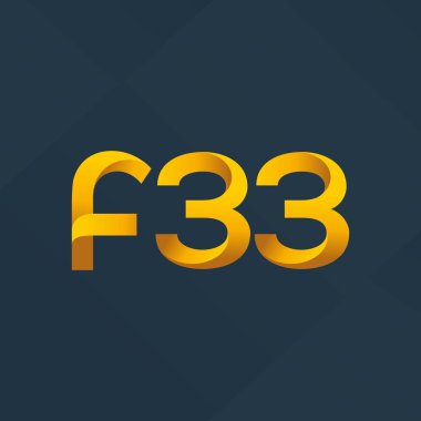 Harf ve sayı logosu F33