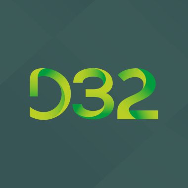 Harf ve sayı logosu D32