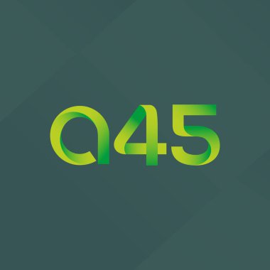Harf ve sayı logosu A45