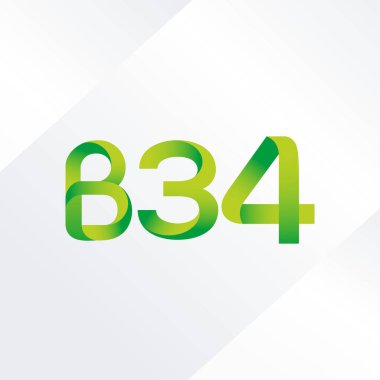 Harf ve sayı logosu B34