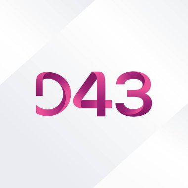 Harf ve sayı logosu D43