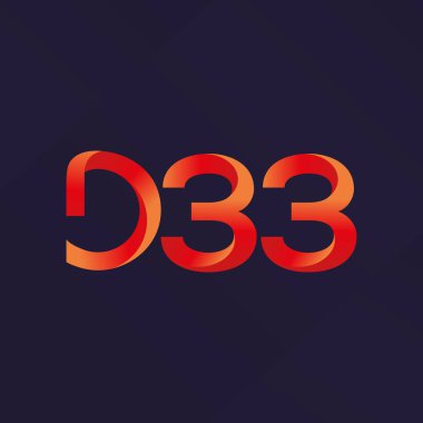 Harf ve sayı logosu D33