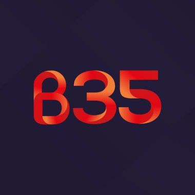 Harf ve sayı logosu B35