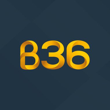 Harf ve sayı logosu B36