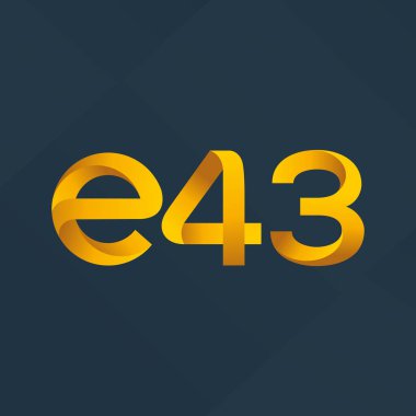 Harf ve sayı logosu E43