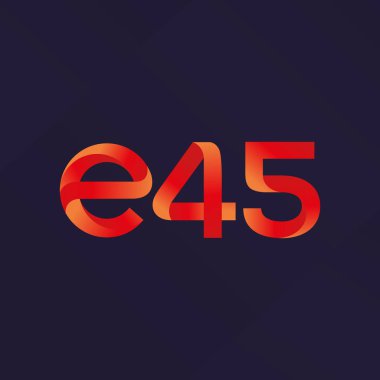 Harf ve sayı logosu E45