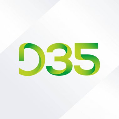 Harf ve sayı logosu D35