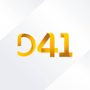 Harf ve sayı logosu D41