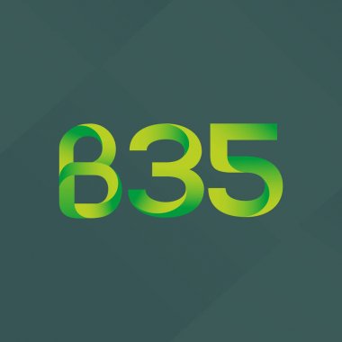 Harf ve sayı logosu B35