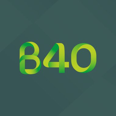 Harf ve sayı logosu B40
