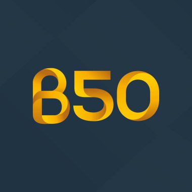 Harf ve sayı logosu B50