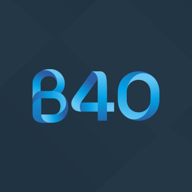 Harf ve sayı logosu B40