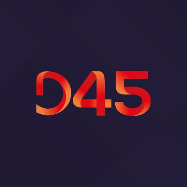 Harf ve sayı logosu D45