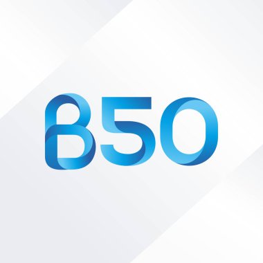 Harf ve sayı logosu B50
