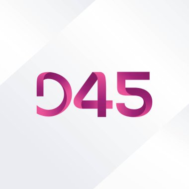 Harf ve sayı logosu D45