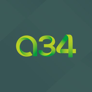 Harf ve sayı logosu A34