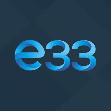 Harf ve sayı logosu E33