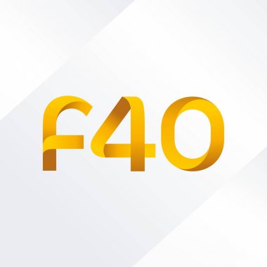 Harf ve sayı logosu F40