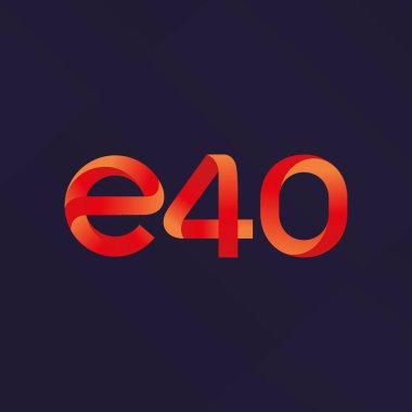 Harf ve sayı logosu E40
