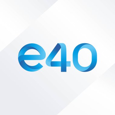 Harf ve sayı logosu E40