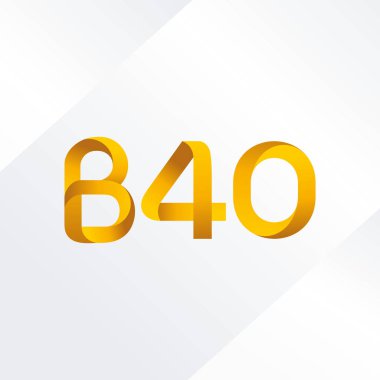Harf ve sayı logosu B40