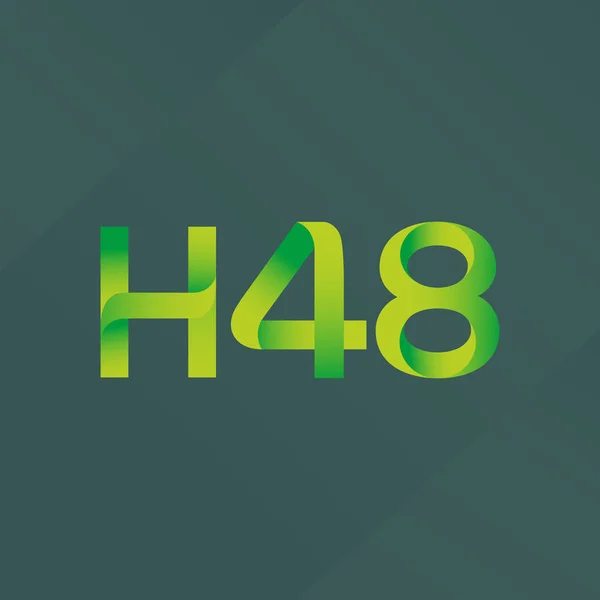 Логотип H48 — стоковый вектор