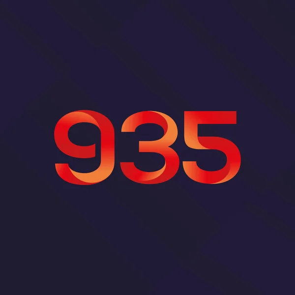 Logotipo da letra e do número G35 —  Vetores de Stock