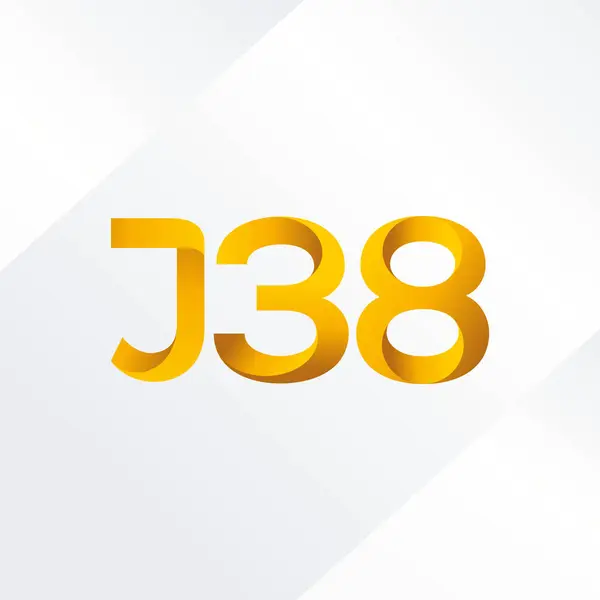 字母和数字标识 J38 — 图库矢量图片