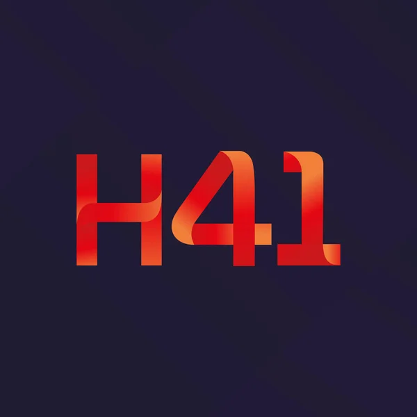 Логотип H41 — стоковый вектор