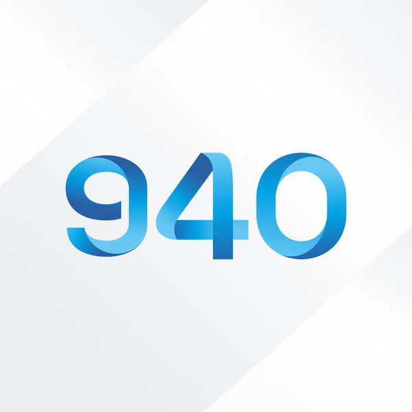 Logotipo de letra e número G40 —  Vetores de Stock