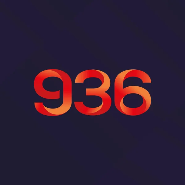 Letra y número logo G36 — Vector de stock