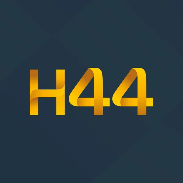 Логотип H44 — стоковый вектор
