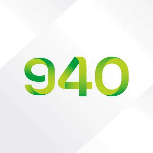 Logotipo de letra e número G40 —  Vetores de Stock