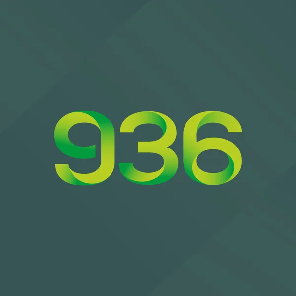 文字と番号ロゴ G36 — ストックベクタ